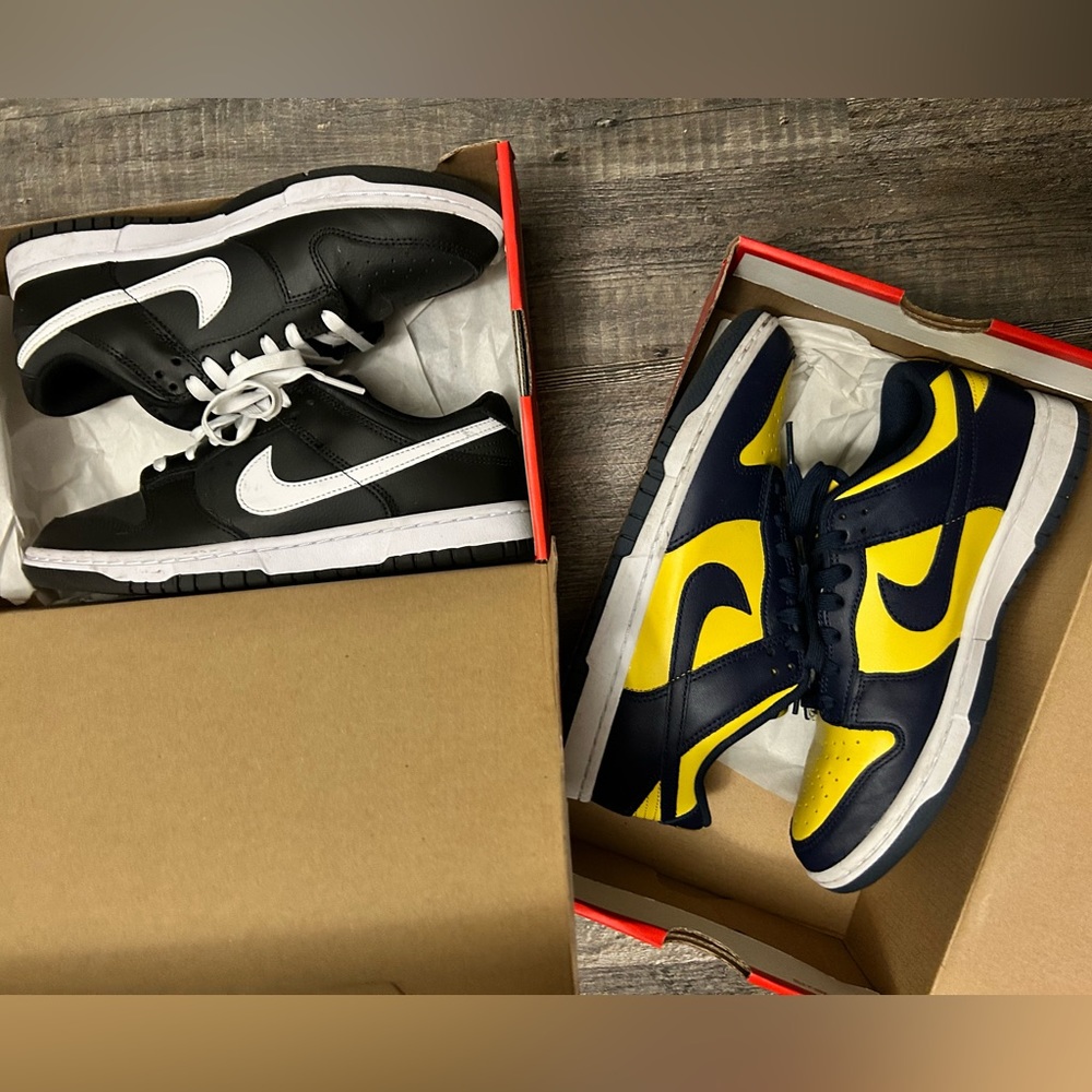 Two for $320 or black dunks $120 Michigan dunks $250